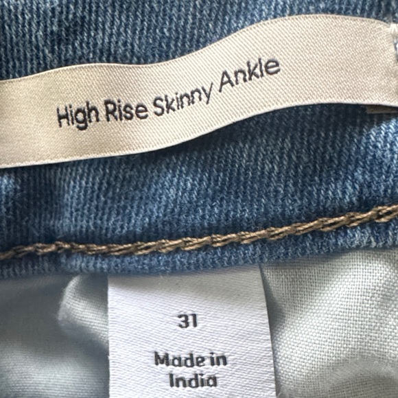 👖 Calvin Klein Jeans High Rise Skinny Ankle – Size 12/31 | NWT - Picture 8 of 11